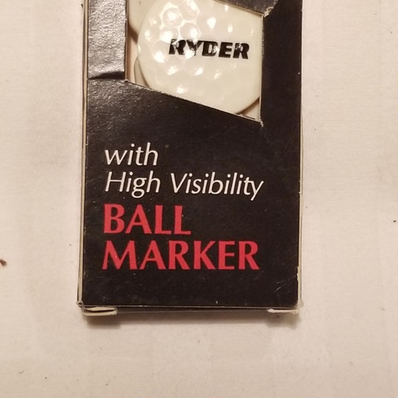 Vtg Old new stock Sheaffer Divot Duster & Ball Marker Ryder promo - Picture 5 of 6